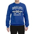 thumbnail image 2 of Wild Bobby City of Dallas Hockey Fantasy Fan Sports Unisex Crewneck Sweatshirt, Royal, Large, 2 of 5