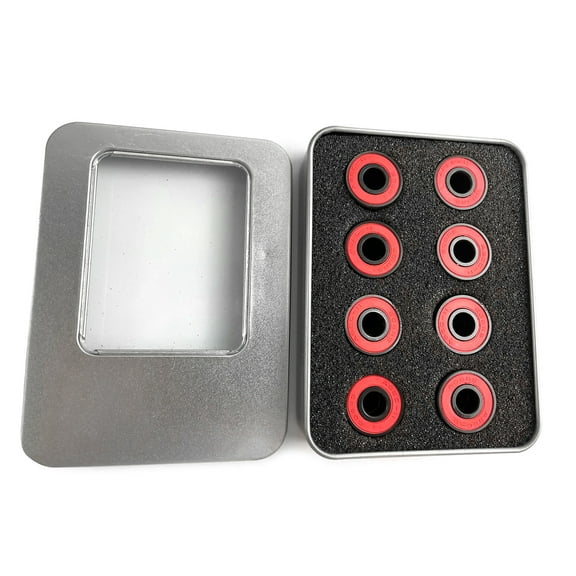 Ceramics Skateboards Bearings Set, Set of 8 Bearings for Skateboards, Longboards, Inlines Skate, Bearings