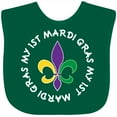 thumbnail image 3 of Inktastic My 1st Mardi Gras Fleur De Lis Party Boys or Girls Baby Bib, 3 of 4