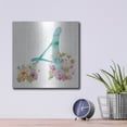 thumbnail image 4 of Luxe Metal Art 'Rainbow Seeds Monogram A' by Lisa Audit, Metal Wall Art, 12"x12", 4 of 9