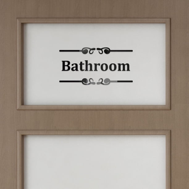 Xihbxyly Pegatinas de Pared 3D, Diseño Creativo de Espejo Diy, Acrílico Dorado Brillante, Bordes Elegantes y Suaves, Decoración para El Baño, Elegante Salón de Baile de Yoga, Tamaño 13 X 5 Cm, Fácil