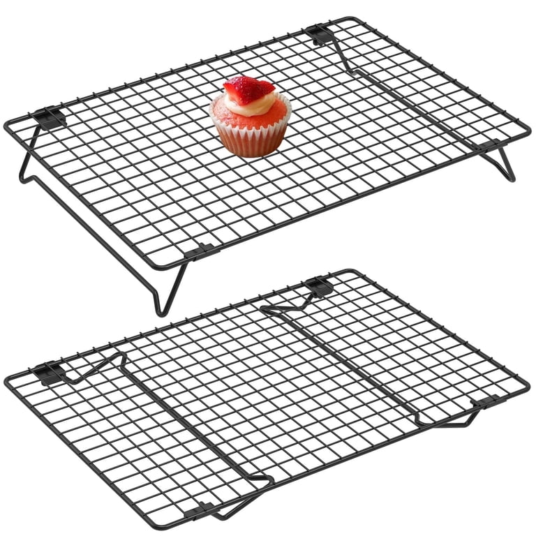 FVKRNYZ Stackable Nonstick Cooling Rack, 2-Pack photo 1