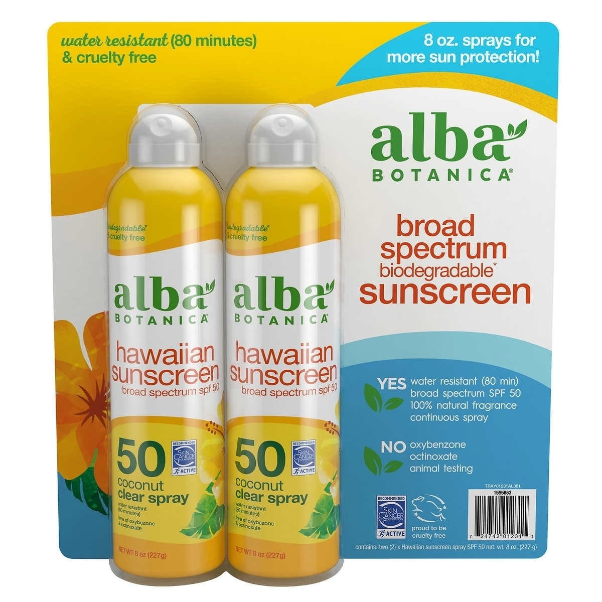 alba sunblock spray