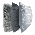 thumbnail image 1 of Set de 3 Cojines Decorativos Coprire 45 x 45 cm Plata, 1 of 9