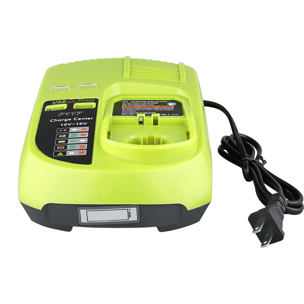 Vinida for Ryobi 18V P117 Dual Chemistry Battery Charger Compatible