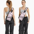thumbnail image 6 of Life is Better with Donuts Donut Dessert Sweet Donut Lightweight Crossbody Sling Backpack for Travel Outdoor Activities, 6 of 6