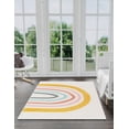 thumbnail image 3 of Unique Loom Whimsy Kids Collection Area Rug - Rainbow (6' 1" x 9' Rectangle Ivory/Yellow), 3 of 9