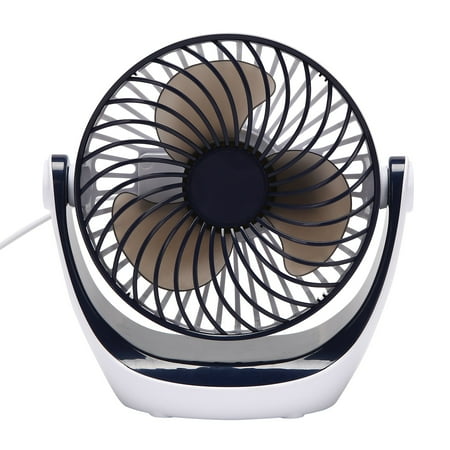

Desk Fan Small Table Fan With Strong Airflow Ultra Quiet Portable Fan Speed Adjustable Head 360°Rotatable Mini Personal Fan For Home Office Bedroom Table And Desktop
