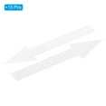 thumbnail image 3 of Unique Bargains 8'x2' Arrow Sticker PVC Adhesive Large Arrow Sign White 15 Pack, 3 of 6