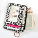 thumbnail image 3 of Portatarjetas de identificación, caja para tarjetas con lvero, funda con cremallera, cuero PU con ventana de identificación, pulseras, , acce Estampado de Macarena Titular de la tarjeta, 3 of 8