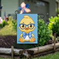 thumbnail image 6 of Cute Duck Wear Glasses and Tie Garden Flag 12X18 Double Sided Yard Flags for Outside Outdoor All Seasonal Decoration, 6 of 6