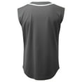 thumbnail image 2 of Ma Croix Mens Casual Sleeveless Baseball Jersey Team Vest, 2 of 6