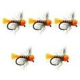 thumbnail image 1 of 5x Tungsten Jig Fly Fly Bead de tungsteno Vigastador Naranja, 1 of 8