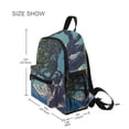 thumbnail image 3 of FORMRS Kids School Backpack with Front Zippered Pocket 12" Student Travel Daypack, Blue Tree, 3 of 6