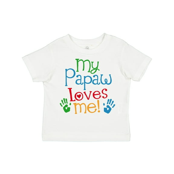 Inktastic My Papaw Loves Me Boys or Girls Toddler T-Shirt