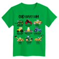 thumbnail image 4 of Gubotare Boys T Shirt T-Shirt Boys Girls Cartoon Short Sleeves Tee Clothes Casual Top Sizes 13-14T (Green,13-14 Years), 4 of 4