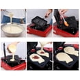 thumbnail image 4 of Waffle Iron Maker, Non-Stick Bakeware DIY Aluminum Stovetop Sandwich Cake Fish-Shaped Mold Iron Cooking Double Pan Baking Tool Maker Press Plate With Handle Perfect for Kitchen and Outdoor, 4 of 8