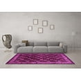 thumbnail image 3 of Ahgly Company Indoor Square Persian Pink Traditional Area Rugs, 6' Square, 3 of 4
