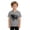 Grey, variant on Boys Patriotic Deer T-Shirt, American Flag Buck Graphic Tee, 4th of July Hunting Shirt for Kids Youth