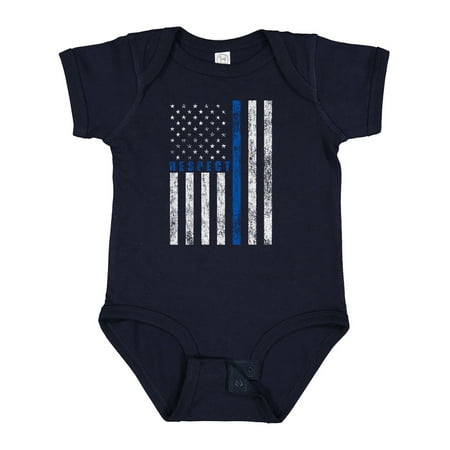 

Inktastic Respect Policemen Gift Baby Boy or Baby Girl Bodysuit