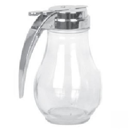 6-Ounce Glass Syrup Dispenser Retro Style Bulb Jar Syrup Dispenser 