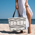 thumbnail image 6 of Balery Anchors and Ropes Beach Travel Bag - Water-Resistant, Large Capacity Lightweight Tote with 7 Pockets for Women and Men - Perfect for Beach, Pool, Gym, and Travel, 6 of 7