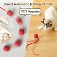 thumbnail image 3 of Juguete de Pelota Interactiva para Gatos, Bola Automática con Cola, Juguete Inteligente Recargable para Mascotas, Ratón Inteligente para Gatos, 3 of 10