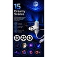 thumbnail image 4 of Uktrendzone Projector, Moon Galaxy Night Light for Bedroom | LED Starry Sky Lamp with 360 Degree Flexible Gooseneck, USB Powered Galaxy Light for Home Decor Sleep Mood Lighting(10 patterns), 4 of 9