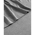 thumbnail image 3 of Sonive Twin Jersey Knit Pure Cotton Sheet set, 145gsm 100% Soft Cotton Super Breathable 3 Pieces Sheets set (Twin, Grey), 3 of 3