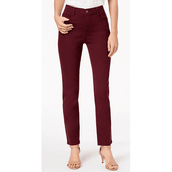 Style & Co. BERRY JAM Women's Petite Tummy-Control Slim-Leg Jeans, US 2P