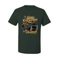 thumbnail image 2 of 1990 Vintage Garage Customs Hot Rod Classic Car Cars and Trucks Men's Graphic T-Shirt, Forest Green, 4XL, 2 of 3