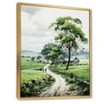 thumbnail image 2 of Designart "Solitude in the Countryside I" Floral Floater Framed Wall Decor, 2 of 7