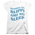 thumbnail image 4 of Blippi Running on Blippi and No Sleep Women's T Shirt, White, Medium, 4 of 4