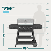 Charbroil Performance Series™ FlavorMax™ 4-Burner Cart Gas Grill