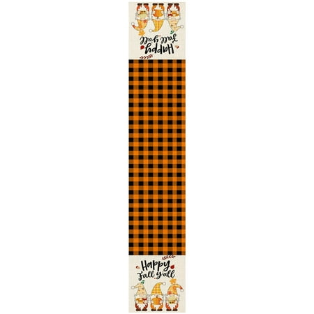 

Dtydtpe room decor home decor Thanksgiving Table Runner Fall Thanksgiving Table Runner For Party For Farmhouse Kitchen Home Dining Coffee Table