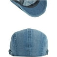 thumbnail image 7 of CoCopeaunts Newsboy Cap Spring Autumn Hat for Men Women Adjustable Ivy Cap Beret Hat Male Female Denim Cabbie Hat, 7 of 7