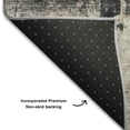 thumbnail image 5 of Addison Rugs Mayfield Premium Machine Washable Transitional Abstract Taupe Round Rug, 8' x 8', 5 of 5