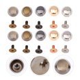 thumbnail image 5 of 20 Sets Metal Double Rivets Studs DIY Leather Craft Bag Belt Delicate Rivet, 5 of 5