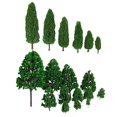 thumbnail image 1 of 18 Piezas De árboles De Ciprés Hugo Modelo Y árboles De Paisaje Modelo Accesorios De, 1 of 10