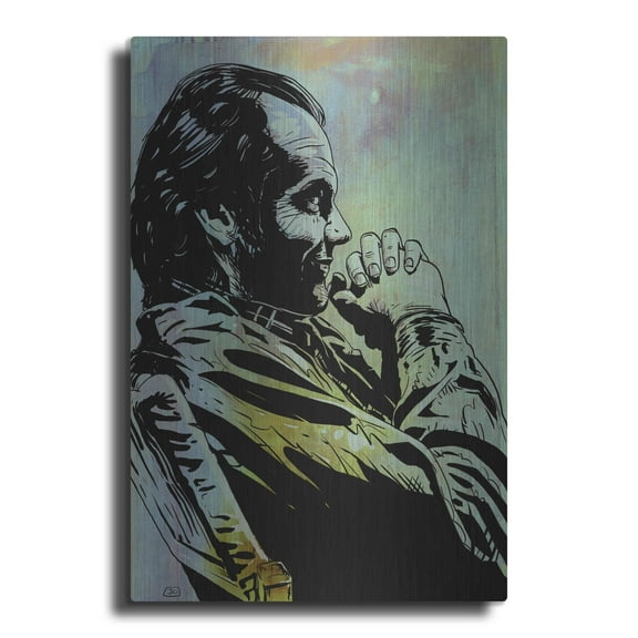 Luxe Metal Art 'Jack' by Giuseppe Cristiano, Metal Wall Art, 24"x36"