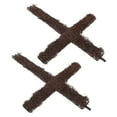 thumbnail image 3 of GOOHOCHY Rattan Cross Wreath for Decoration Coffee Color and Exquisite 2Pcs 16.5x11 Inches, 3 of 8
