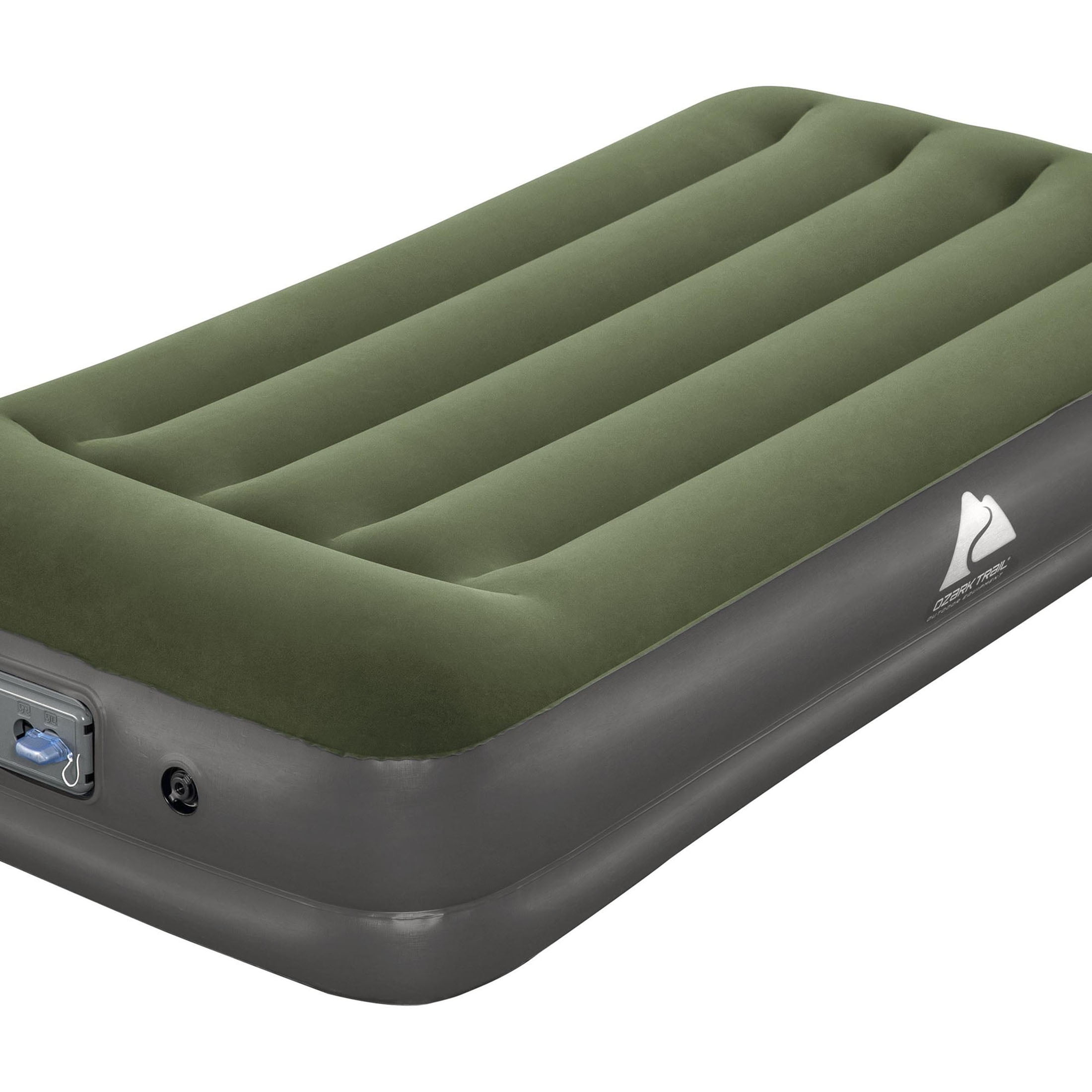 Ozark Trail Twin Air Mattress, Air Bed with Pump, 14 Inch Inflatable Air Mattress, Blow Up Bed