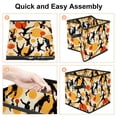 thumbnail image 4 of Basketball Toy Storage Bins - Foldable with Handle, 10.8"x10.5"x10.6", Large Capacity - Storage Cubes, Cube Organizer, 4 of 6