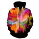 thumbnail image 1 of Sudadera con capucha con estampado 3D de mariposas y dibujos animados para hombre y mujer, divertida, con cremallera, estilo informal, estilo Harajuku, unisex, estilo hip hop, de gran tamaño, 1 of 6