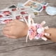 thumbnail image 4 of Flor De La Muñeca Flor De La Muñeca Nupcial Flor De La Mano Nupcial Boda Nupcial Dama De Honor Muñeca Ramillete Fiesta Baile De Graduación Mano Cinta Flor # 5 Champán Blanco ANGGREK Bridal Wrist Flower, 4 of 5