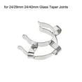 thumbnail image 2 of Uxcell Steel Joint Clip Lab Mounting Clamp for 24/29mm 24/40mm Glass Taper Joint, 2 of 5