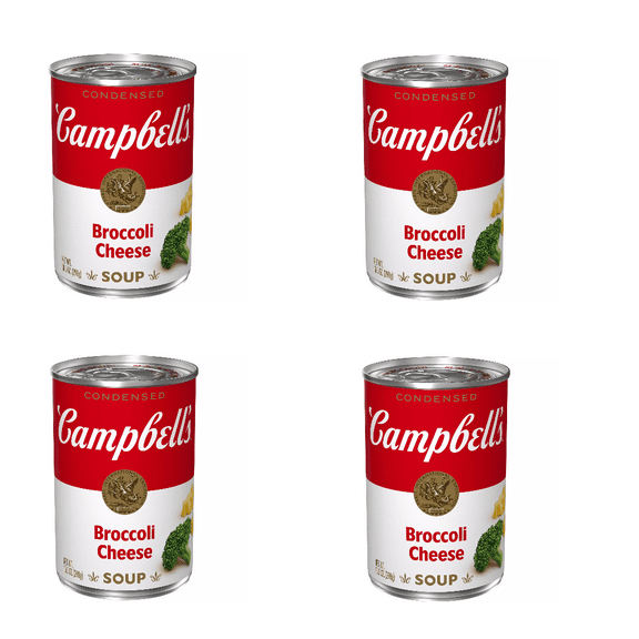 Campbell's Condensed Broccoli Cheese Soup, 10.5 oz pack of 4