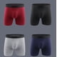 thumbnail image 5 of Paquete de calzoncillos tipo bóxer de ropa interior para hombre, ropa interior Cool Dri que absorbe la humedad, ropa interior de algodón sin montar para hombres, paquete de 5, 5 of 5