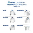 thumbnail image 2 of Filtro de Agua APEC Water Alta Capacidad Ultimate Pre-Filtro Set, 2 of 10