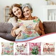 thumbnail image 2 of NSESSHome Happy Mothers Day Pillow Covers Throw Pillow Covers Cushion Covers Outdoor Couch Pillow Case Gift for Mother Grandma Birthday Home Decoration (18 Inch), 2 of 4